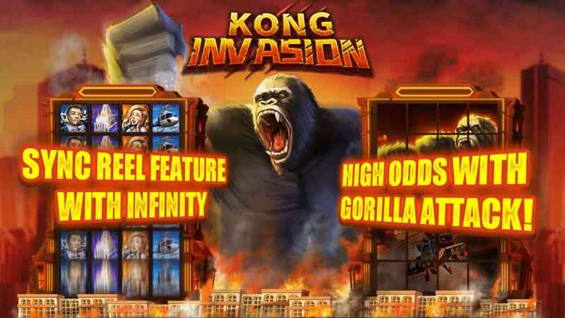 chơi kong invasion - slot game hay nhất debet